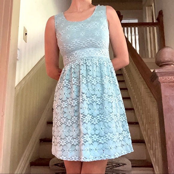 Ann Taylor LOFT lace overlay sleeveless dress 00P - Picture 4 of 11